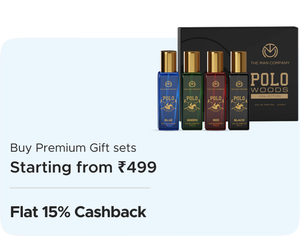 The Man Company: Buy Premium Gift sets Starting from ₹499 + Flat 15% CashKaro Cashback!